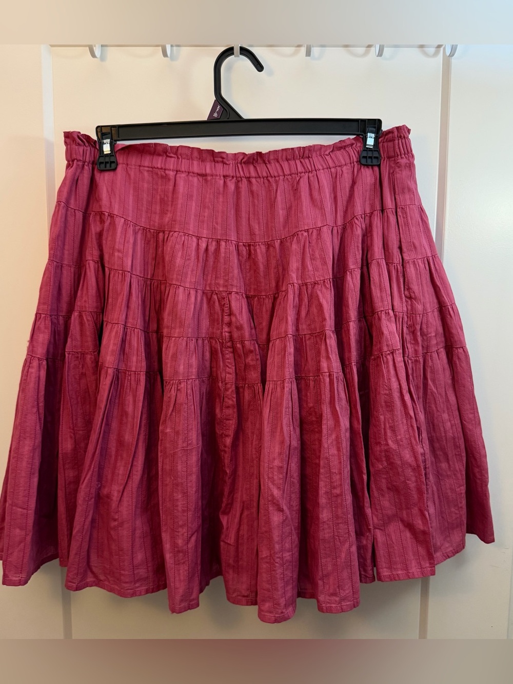XL Women's Tiered Pink Skirt - Brand
